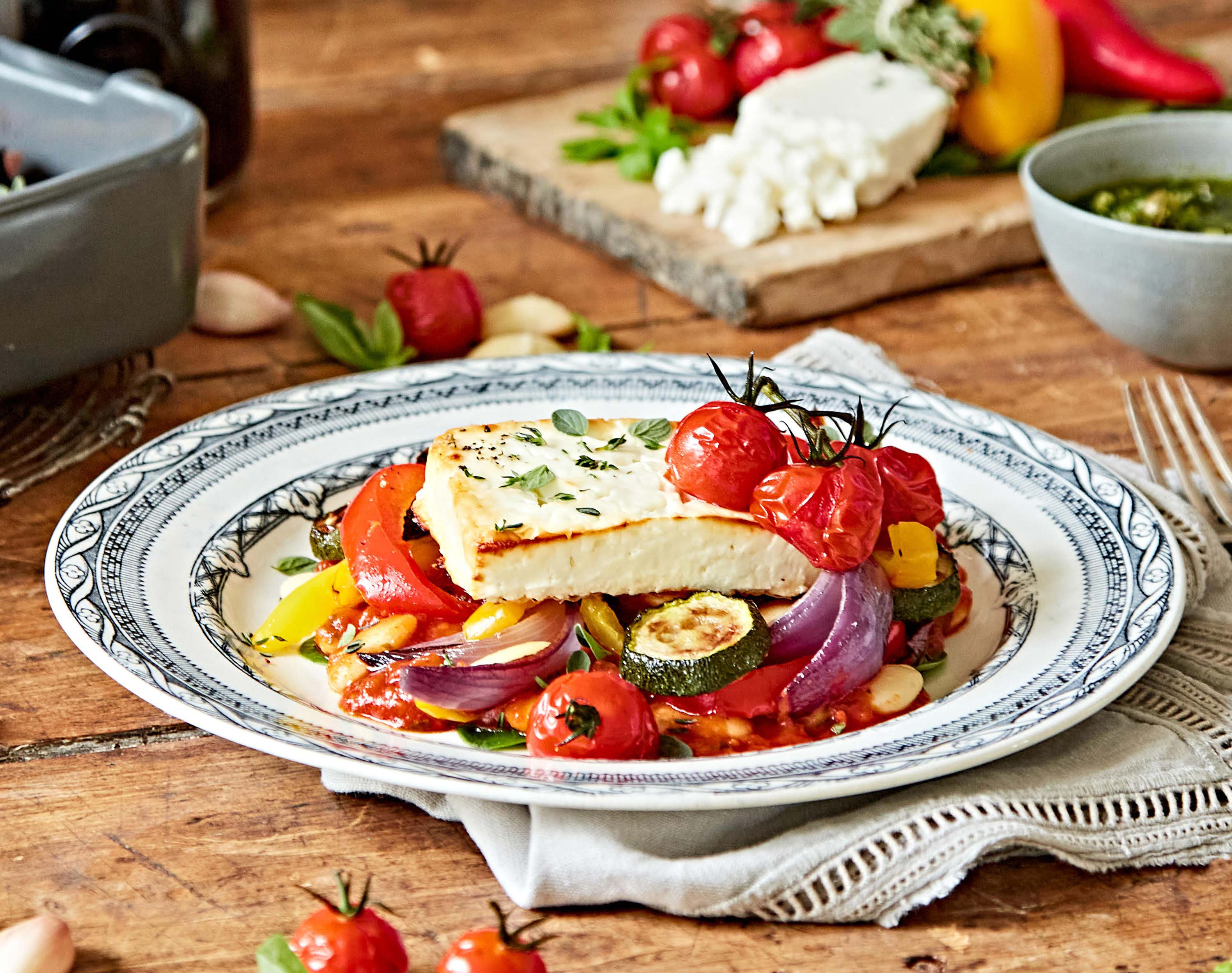 Feta & Mediterranean Vegetable Bake image