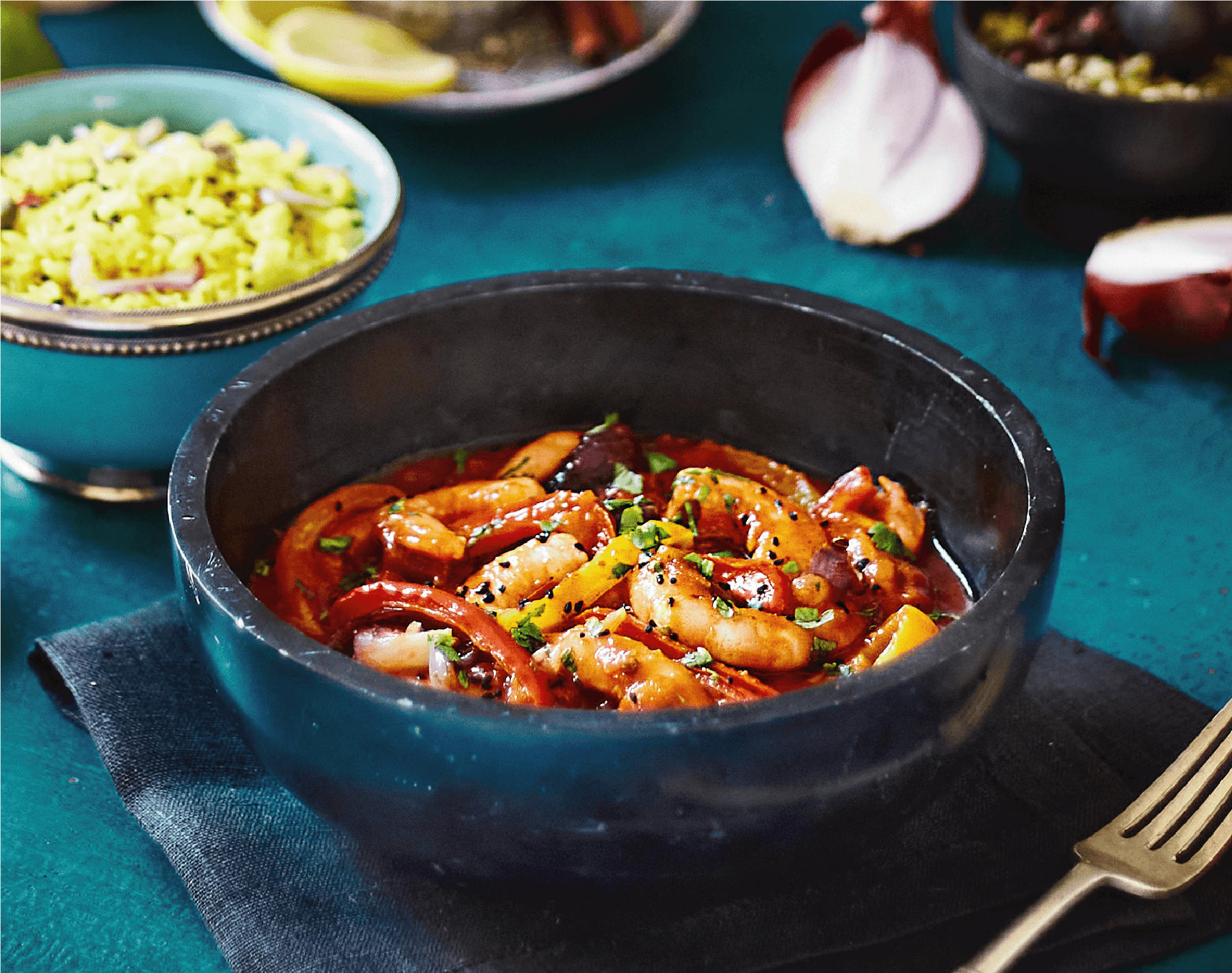 Shrimp Masala - Piping Pot Curry