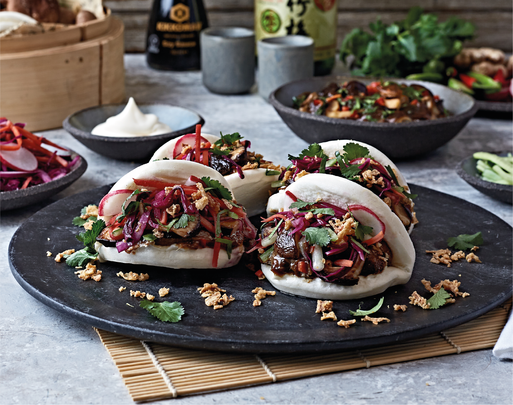 Mushroom Bao Buns image